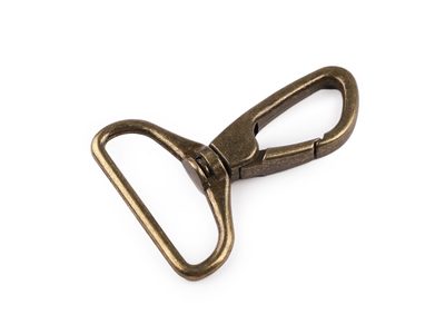 Kovová karabina průvlek 38 mm{% if variant.name %} – 4 staromosaz{% endif %}