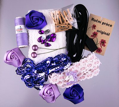 Kreativní sada fialová{% if product.brand.name %} – VLNIKA{% endif %}