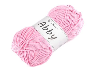 Pletací příze Abby 100 g{% if variant.name %} – 2 růžová sv.{% endif %}