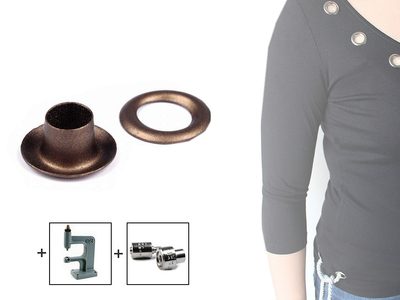 Průchodky s podložkou Ø5,5 mm nerezavějící 100 párů{% if product.brand.name %} – Galanterka{% endif %}