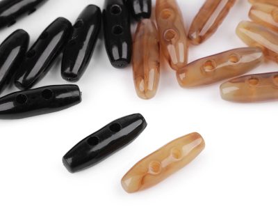 Plastový knoflík oliva 8x27 mm 10 kusů{% if product.brand.name %} – Galanterka{% endif %}