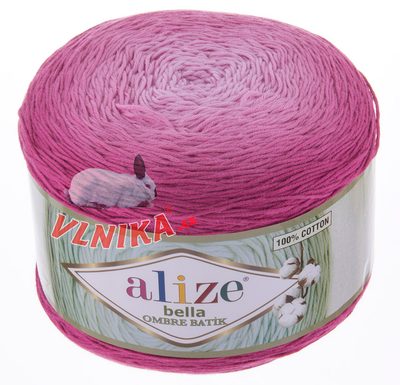 Bavlněná příze Bella Ombre Batik 250g{% if variant.name %} – 7405 pink{% endif %}