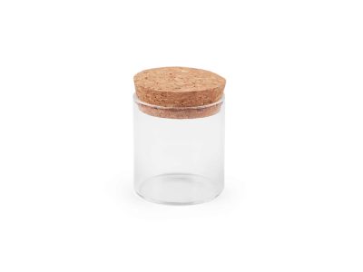 Skleněná lahvička / dóza s korkem 4 kusy{% if product.brand.name %} – Galanterka{% endif %}