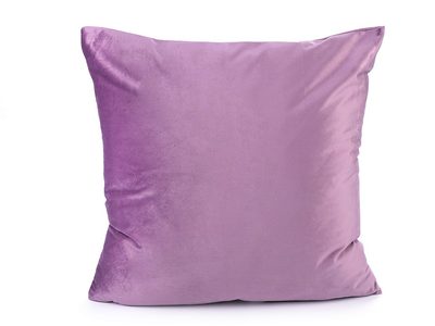 Sametový povlak na polštář jednobarevný 45x45 cm{% if variant.name %} – 5 fialová lila{% endif %}
