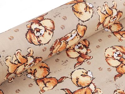 METRÁŽ Bavlněná látka / plátno pejsek{% if product.brand.name %} – Stoklasa{% endif %}