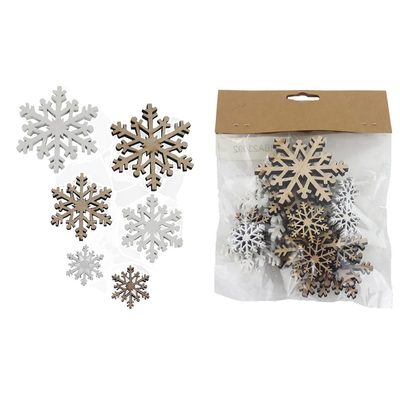 Dekorace vločka, 18 ks D6579 - 7 cm{% if product.brand.name %} – Morex{% endif %}