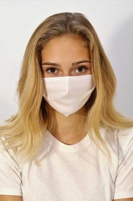Jednovrstvá bílá rouška S/M{% if product.brand.name %} – Vestis{% endif %}