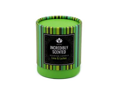 Vonná svíčka ve skle 120 g{% if variant.name %} – 9 (Lime&Lychee) zelená sv.{% endif %}