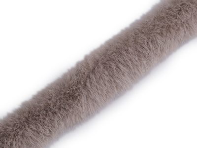 Oděvní / dekorační kožešina šíře 3 cm METRÁŽ{% if variant.name %} – 3 béžová světlá{% endif %}