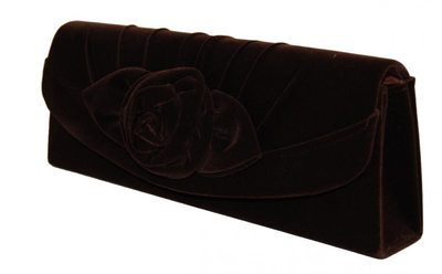 Elegantní dámské plesové psaníčko WZ-057 tmavě hnědé{% if product.brand.name %} – NewBerry{% endif %}