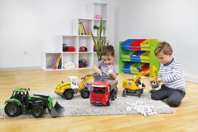 Nakladač funkční 49cm Worxx 1:15 Liebherr L538 plast v krabici – fotka 2