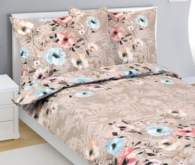 Bavlněné povlečení Béžová,Růžová,Modrá 90/399{% if product.brand.name %} – Bellatex{% endif %}