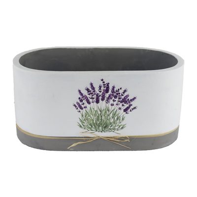 Obal na květiny ovál levandule X5810/2 - 25 × 13,5 × 12,5 cm{% if product.brand.name %} – Morex{% endif %}