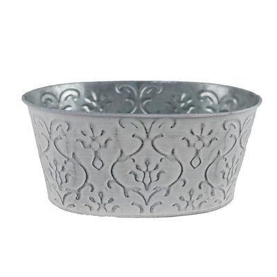 Květináč plechový ovál K3428-01 - 20,5 × 14 × 10 cm{% if product.brand.name %} – Morex{% endif %}