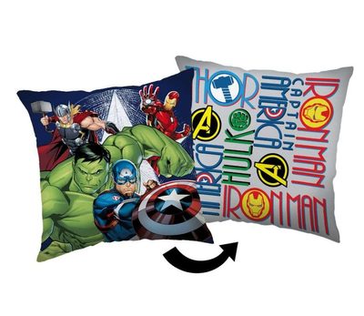 JERRY FABRICS Povlak na polštářek Avengers Heroes Bavlna, 40/40 cm{% if product.brand.name %} – {% endif %}