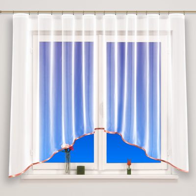 Voálová záclona Lifta-meruňková 150x300 cm{% if product.brand.name %} – Olzatex{% endif %}