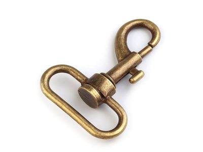 Kovová karabina průvlek 38 mm{% if variant.name %} – 2 staromosaz{% endif %}