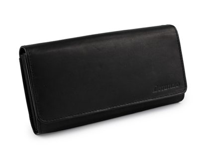 Pěněženka kožená KASÍRKA 10x19 cm{% if variant.name %} – 3 černá{% endif %}