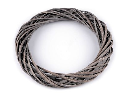 Proutěný věnec Ø30 cm{% if variant.name %} – 3 šedobéžová{% endif %}