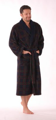 Pánský hřejivý župan s kapucí George - Model 2532 - Vestis