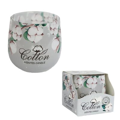 Svíčka vonná ve skle COTTON 100g G - dia 7,5 × 7,8 cm{% if product.brand.name %} – {% endif %}