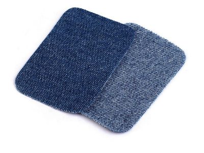 Nažehlovací záplaty riflové 7,6x4,9 cm{% if variant.name %} – 2 modrá delta{% endif %}
