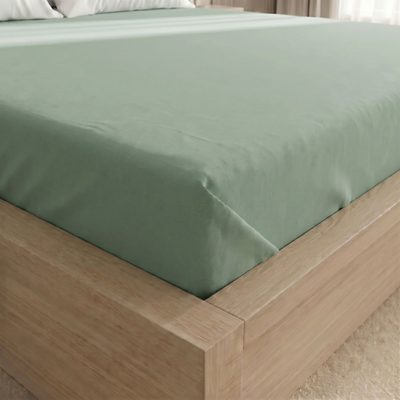 Prostěradlo plachta bavlněné zelené – fotka 1