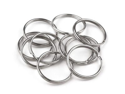 Kroužek na klíče Ø25 mm 10ks{% if product.brand.name %} – Galanterka{% endif %}