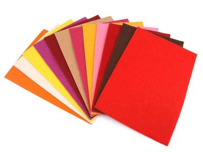 Látková dekorativní plsť / filc 20x30 cm balení 12 kusů{% if product.brand.name %} – Galanterka{% endif %}