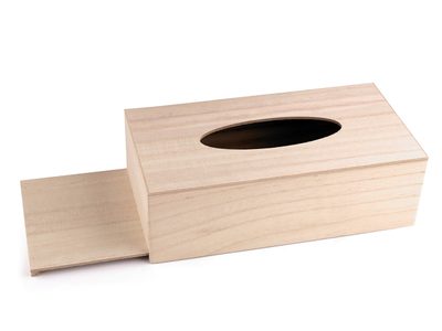Dřevěný zásobník na kapesníky k dozdobení{% if product.brand.name %} – Stoklasa{% endif %}