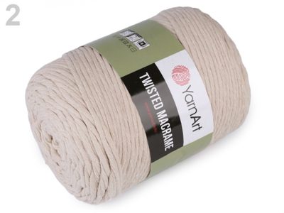 Pletací příze Twisted Macrame 500 g{% if variant.name %} – 2 (753) přírodní{% endif %}