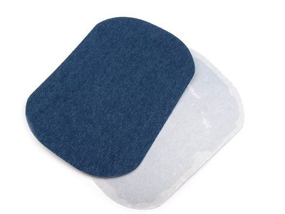 Střední Nažehlovací Záplaty Riflové JEANS - Rozměry 13x18 cm{% if variant.name %} – 4 modrá delta{% endif %}