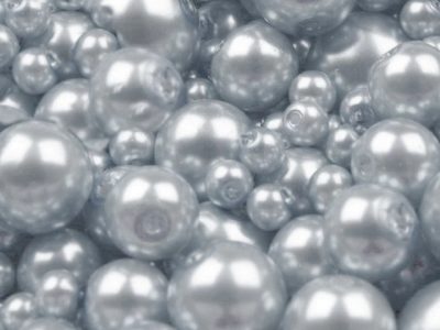 Skleněné voskové perly mix velikostí Ø4-12 mm 50g{% if variant.name %} – 09B modrá holubí{% endif %}