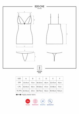 Košilka 820-CHE chemise – fotka 2
