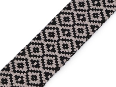 Oboustranný popruh šíře 38 mm METRÁŽ{% if variant.name %} – 2 černá{% endif %}