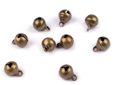 Rolničky Ø8 mm 10 kusů{% if variant.name %} – 4 staromosaz{% endif %}