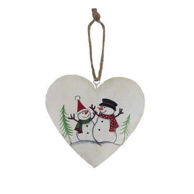 Vánoční srdce k zavěšení K3798 - 12 cm{% if product.brand.name %} – Morex{% endif %}