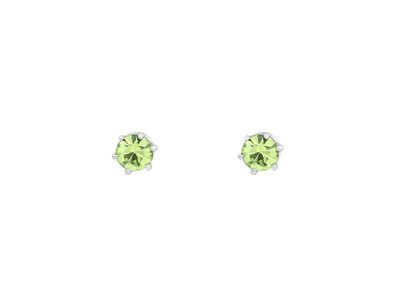 Náušnice jablonecká bižuterie{% if variant.name %} – 5 (Ø4,5 mm) peridot{% endif %}
