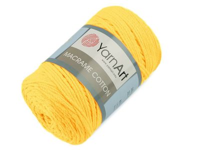 Příze macrame Cotton 250 g{% if variant.name %} – 2 (764) žlutá máslová{% endif %}