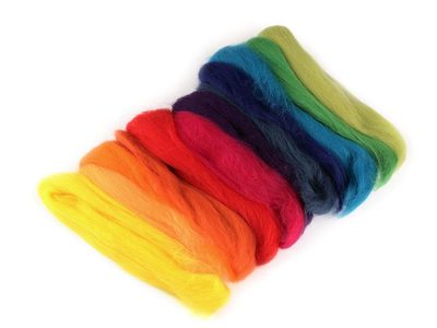 SADA barevná OVČÍ ROUNO 50 g česané{% if variant.name %} – 4 mix{% endif %}