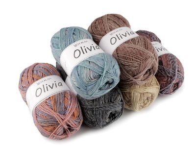Pletací příze Olivia melírovaná 100 g{% if product.brand.name %} – Stoklasa{% endif %}