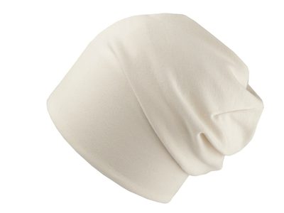 Bavlněná čepice unisex{% if variant.name %} – 37 krémová světlá čepice{% endif %}