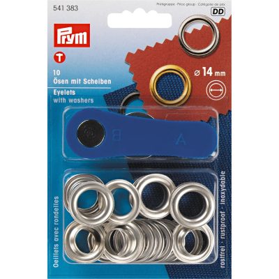 Průchodky 14 mm s podložkou{% if product.brand.name %} – PRYM{% endif %}