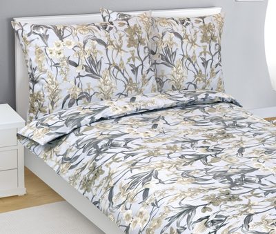 Bavlněné povlečení Šedá,Béžová 90/951{% if product.brand.name %} – Bellatex{% endif %}