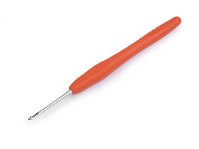 Háček na háčkování se silikonovou rukojetí vel. 2-6{% if variant.name %} – 2 (2,5 mm) náhodná barva{% endif %}