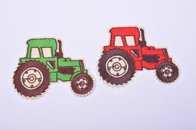 Aplikace nažehlovací  traktor vel. 7,5x6cm – fotka 1