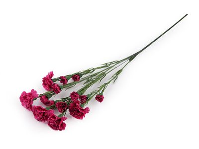 Umělá kytice karafiát mini{% if variant.name %} – 4 fuchsiová tm.{% endif %}