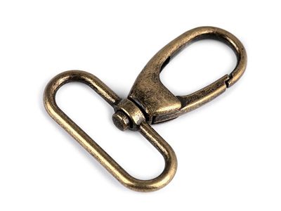 Kovová karabina průvlek 38 mm{% if variant.name %} – 4 staromosaz{% endif %}