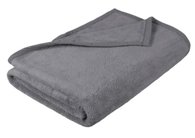 Přikrývka Korall micro Šedá 6014/042 100x150 cm{% if product.brand.name %} – Bellatex{% endif %}