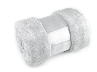 Deka bubble fleece 150x200 cm{% if variant.name %} – 4 šedá světlá{% endif %}